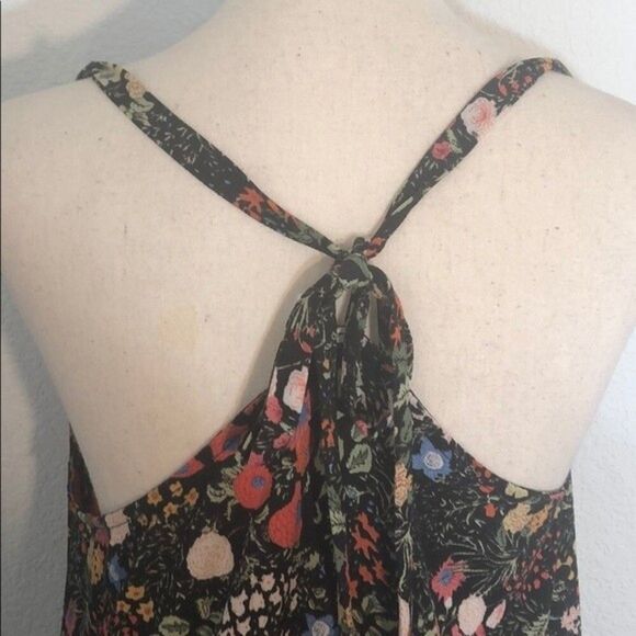 Umgee Vibrant Floral Ruffle Dress Adjustable Back 19A - Picture 5 of 8